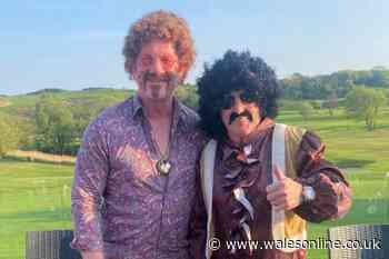 Jiffy nails fancy dress once again with old Wales team-mate