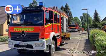 Feuer in Kiel: Großeinsatz durch Brand in Wohnhaus in Russee
