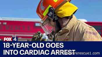 Aspiring Texas firefighter suffers cardiac arrest during training