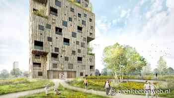 Architecten-en-en en Bygg ontwerpen grotendeels biobased woontoren voor wooncoöperatie in Eindhoven