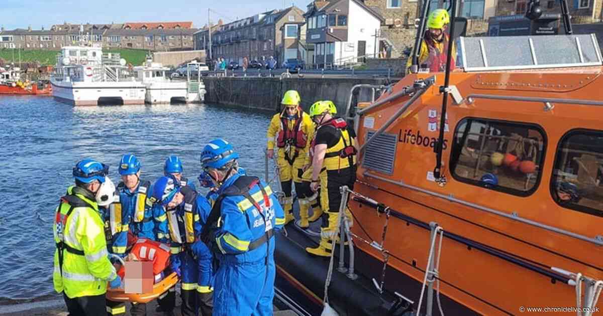 RNLI evacuate visitor from Farne Islands after she suffered severe hip and leg injury
