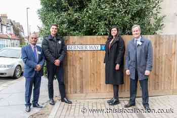 New Bernier Way in Croydon named in memory of resident