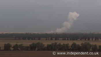 Smoke seen in direction of Rafah as Israeli offensive continues in Gaza