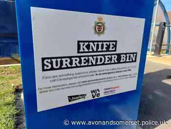 Avon and Somerset Police take part in national week of action to tackle knife crime
