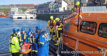 RNLI evacuate visitor from Farne Islands after she suffered severe hip and leg injury