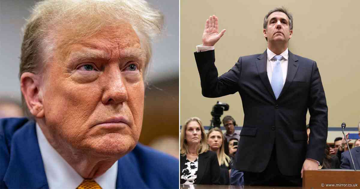 Donald Trump 'refuses eye contact' with Michael Cohen as 'hostility can't be overstated' in court