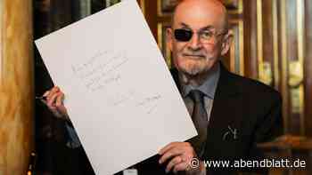 Salman Rushdie im Hamburger Rathaus: Im Goldenen Buch