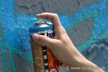 Polizei stellt in Rostock drei Graffiti-Sprayer