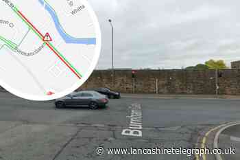Road blocked after crash on Burnham Gate, Burnley