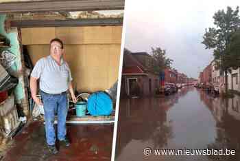 Zondvloed zet twee straten blank in Kuurne: “In 25 jaar niet meegemaakt, we gebruikten alles dat als handdoek kon dienen”