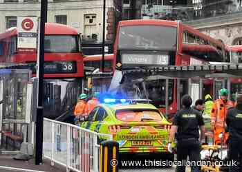 TfL bus, Tube, Overground and road deaths in north London