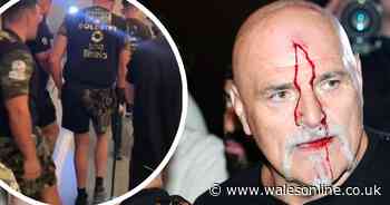 Tyson Fury seen on crutches as brawl breaks out in Saudi Arabia