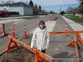 North Edmonton residents baffled by 'improvements' to neighbourhood road
