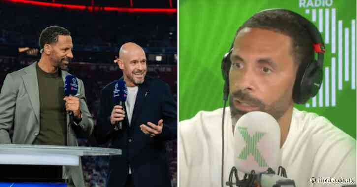 Rio Ferdinand reveals his ‘only real criticism’ of Manchester United manager Erik ten Hag