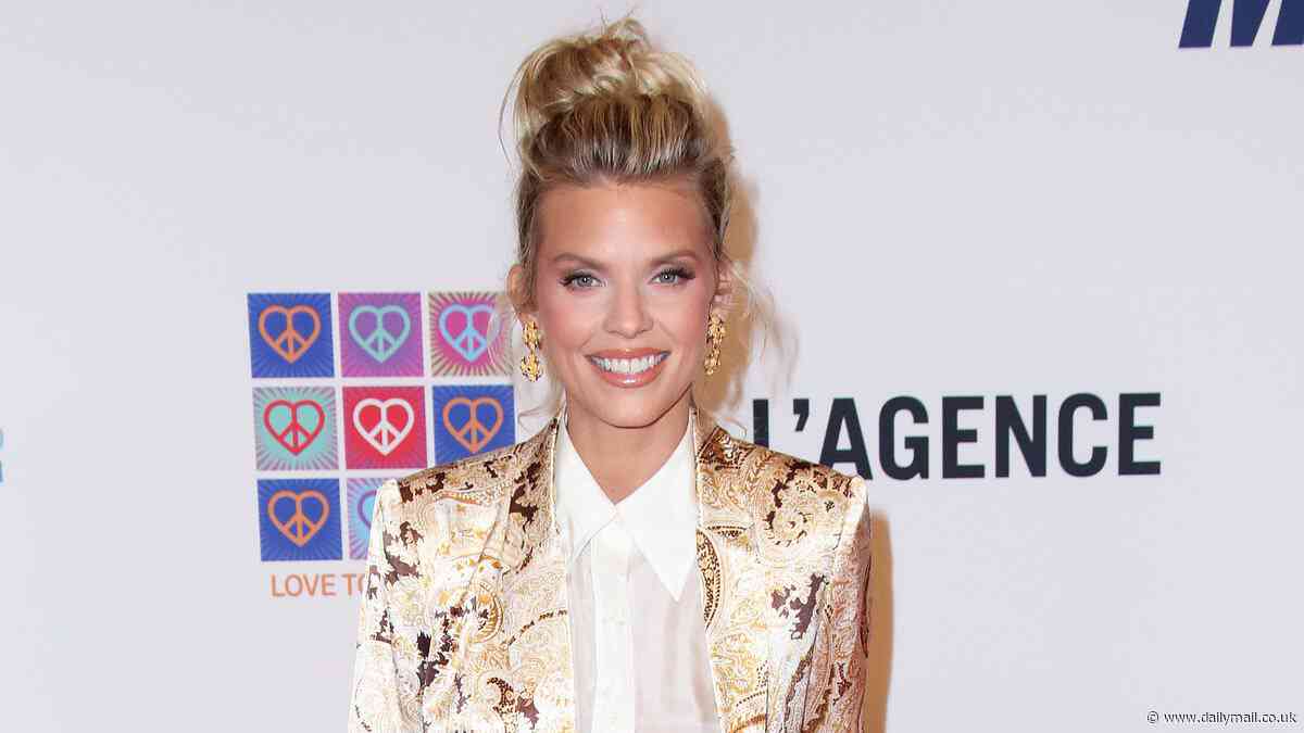 AnnaLynne McCord steps out at Race To Erase MS Gala after revealing she was a 'ravenous' sex addict before finding love with rugby player Danny Cipriani