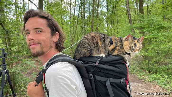 Willy wandelt met zijn kat Jamy naar Frankrijk: 'Wij zijn onafscheidelijk'
