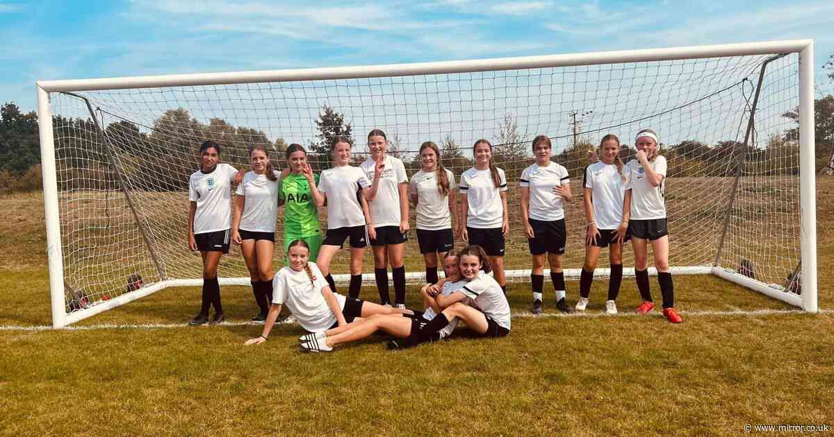 Girls' football team's secrets to success after finishing top of boys' league in first ever season