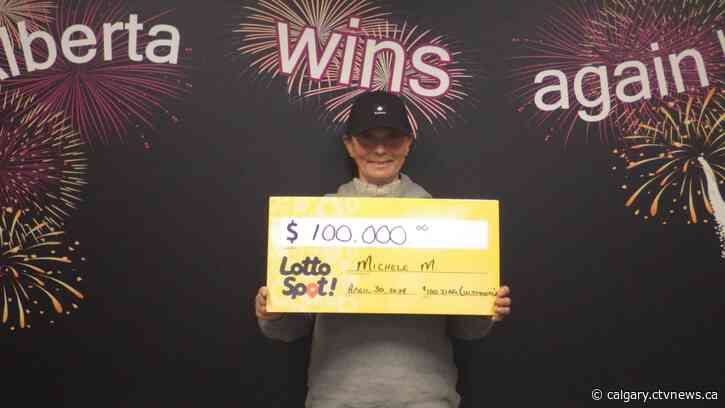 'I am still shocked': Albertan wins $100K on lottery