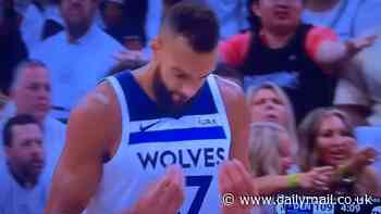Timberwolves star Rudy Gobert makes ANOTHER money gesture towards NBA referee after foul during Game 4 loss to the Nuggets