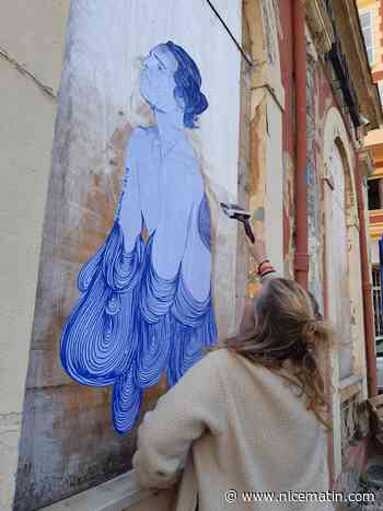 Delphine Delas de retour à Menton entre onirisme et grand bleu