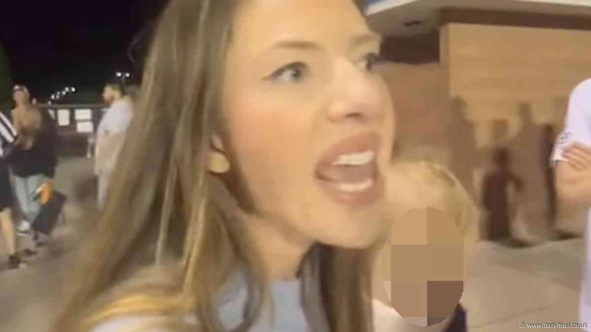 Lacrosse Karen holding a baby launches foul-mouthed tirade as high school game descends into chaos