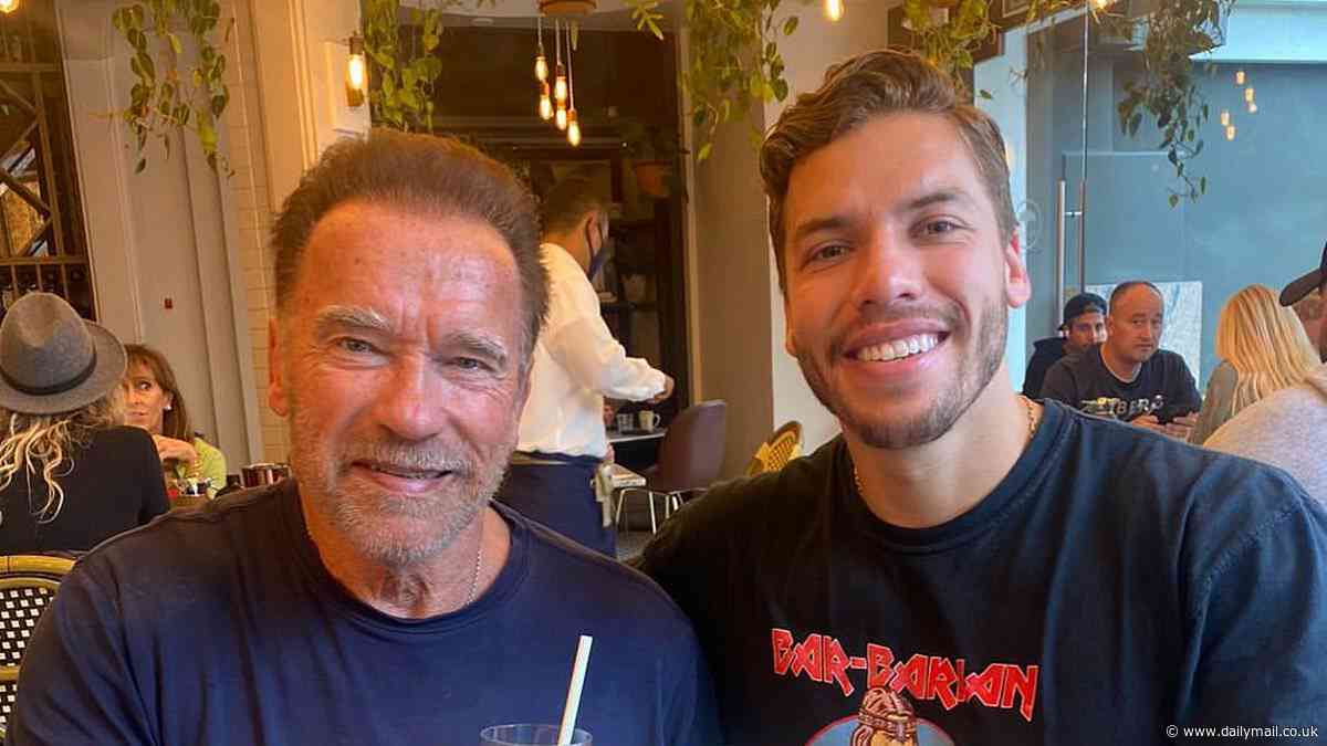 Arnold Schwarzenegger's son Joseph Baena posts rare snap with mom Mildred for Mother's Day - 27 years after Terminator star's affair with former housekeeper