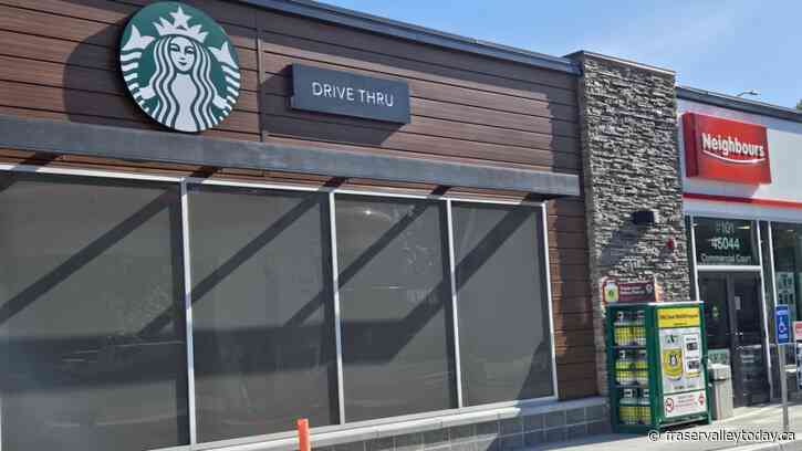 Two more Starbucks locations set to open this week in and around Chilliwack