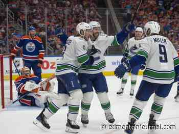 BY THE NUMBERS: Edmonton Oilers fall 4-3, Canucks take 2-1 series lead
