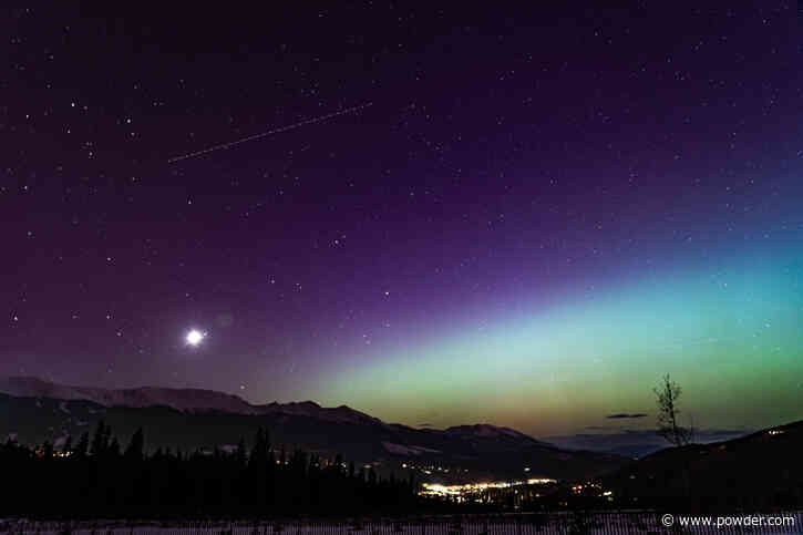 Northern Lights Spotted From Ski Resorts Across the Globe
