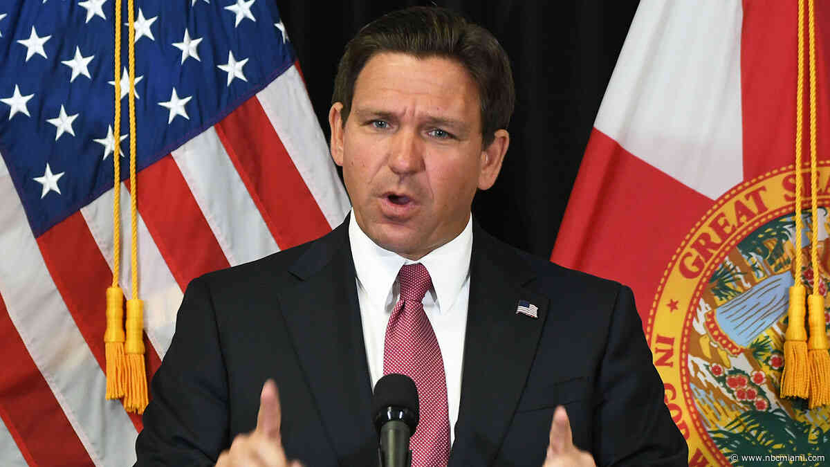 WATCH: Florida Gov. Ron DeSantis holds news conference in Coral Gables