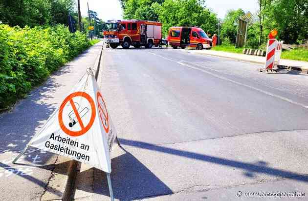 FW-EN: Beschädigte Gasleitung sorgt für Einsatz der Feuerwehr Zusätzliche Einsätze durch Verkehrsunfall und Ölspur