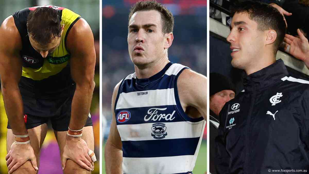 Tigers nightmare with almost no backups left; Cats’ dilemma amid Blues, Pies’ woes — Team Tips
