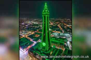 This is why Blackpool Tower is glowing green today