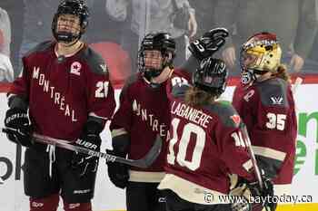 PWHL Montreal looks to halt Boston's celebrations: 'They think they have it'