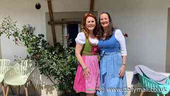 EDEN CONFIDENTIAL: Sarah Ferguson is in the pink with traditional German wedding frock