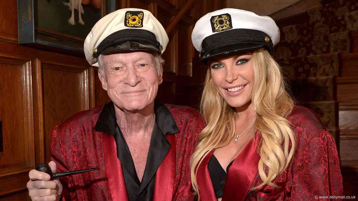 Marston Hefner brands Crystal Hefner a 'master manipulator' in damning attack on his father's widow - and suggests she oversaw changes to the Playboy mogul's will when he was 'doped up'