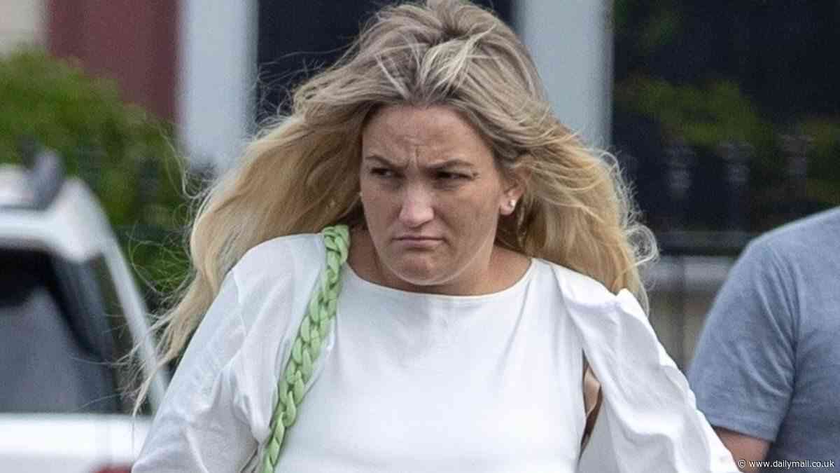 Britney Spears' sister Jamie Lynn Spears looks stressed at church in Louisiana while mom Lynne shops at a DOLLAR STORE... amid tensions with troubled pop star