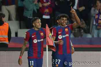 Barcelona beat Real Sociedad to move second