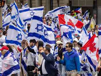 Thousands expected at pro-Israel rally in downtown Montreal on Tuesday
