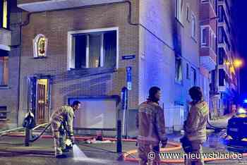 Appartementsbrand in Oostende: bewoners op tijd uit slaap gewekt