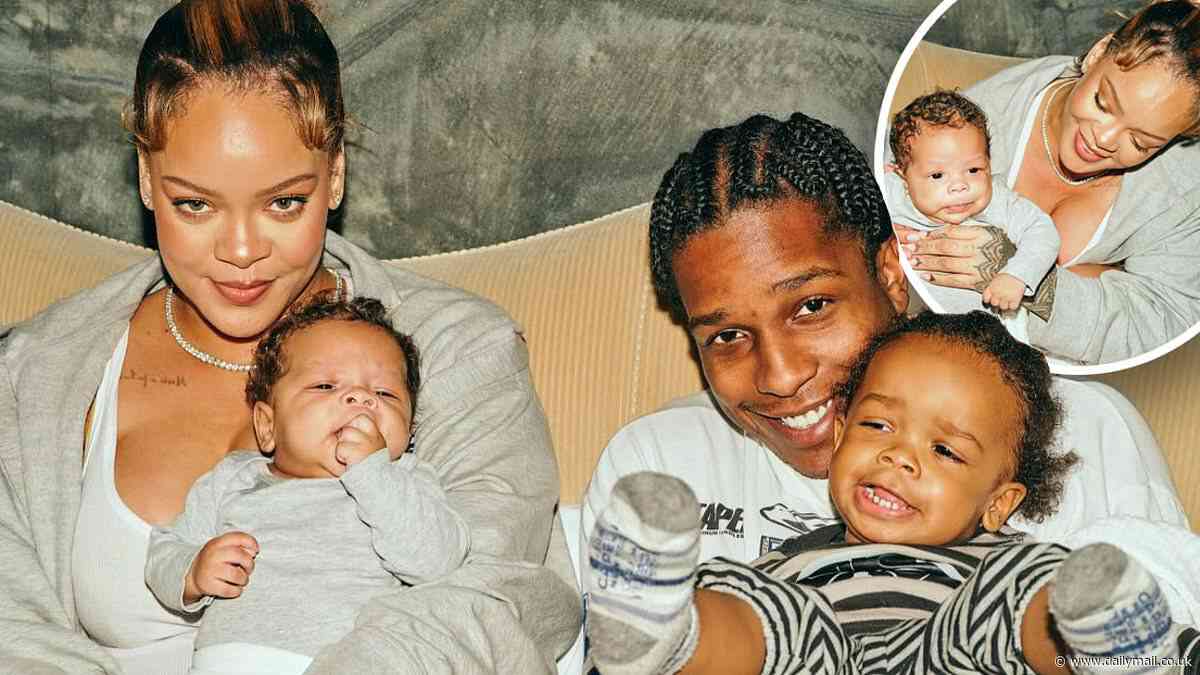 Rihanna and ASAP Rocky's son RZA turns 2! Superstar couple shares adorable never-before-seen snaps with toddler and baby Riot to mark special day