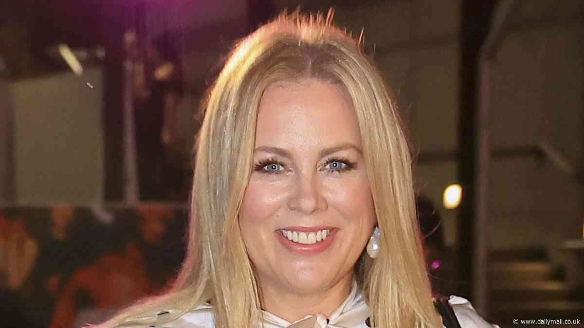 Samantha Armytage joins her former Sunrise colleagues Natalie Barr and Melissa Doyle at Australian Fashion Week - but does not pose with them amid rumours of a feud