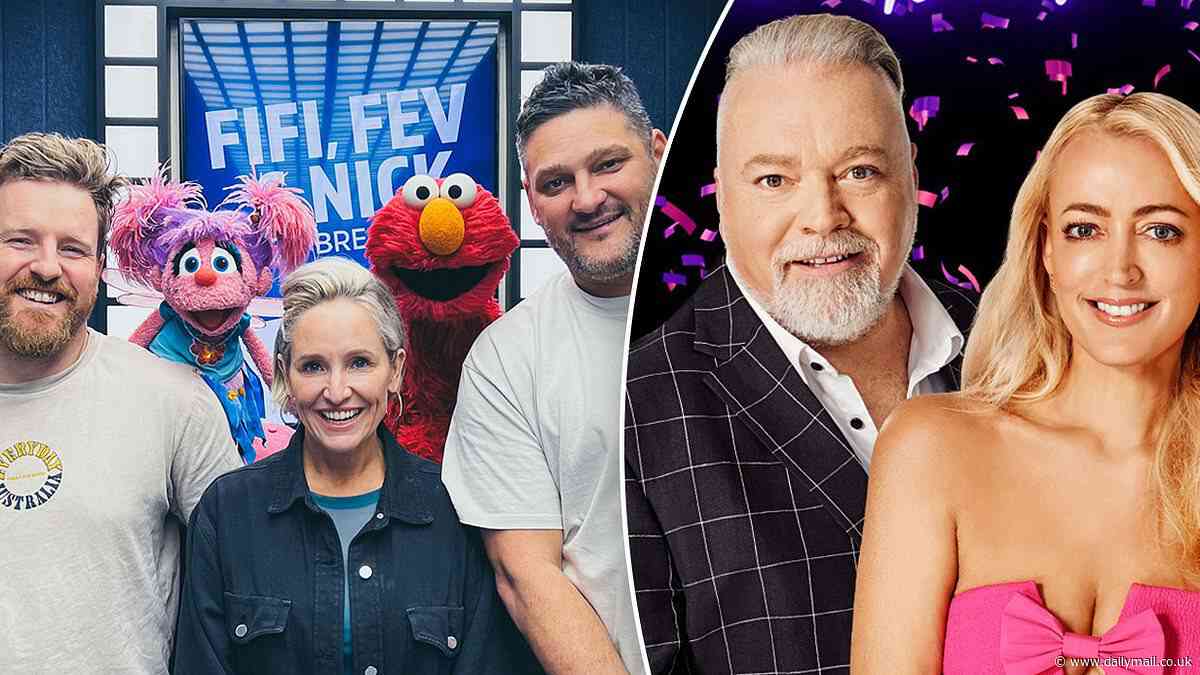 Keeping up with KIIS? Fox's Fifi, Fev and Nick accused of 'copying every single tactic' from Kyle and Jackie O after launch in Melbourne