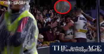 NRL investigating after bottle thrown at match official