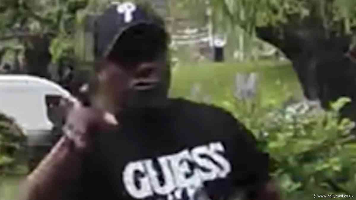 Brazen porch pirate snatches package from homeowner's hands just seconds after it was delivered... and it contained some VERY expensive goods