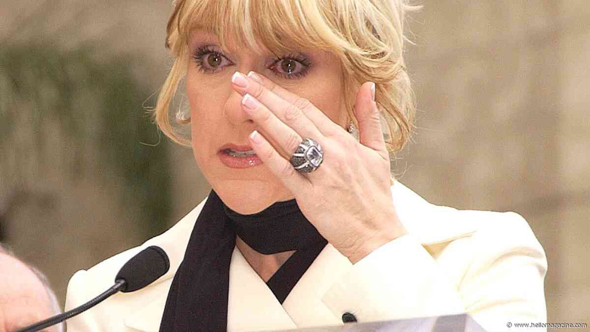 Celine Dion breaks down in tears in emotional milestone