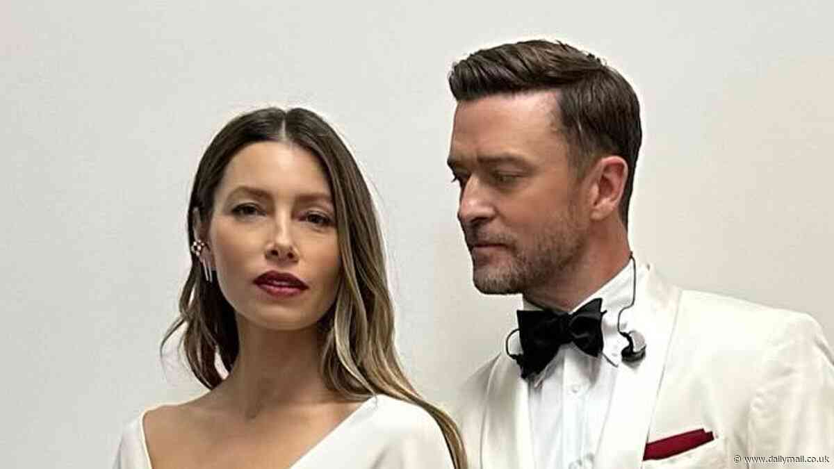 Jessica Biel shares sizzling bikini snap by the pool to celebrate 'heavenly' Mother's Day 'alone'... after husband Justin Timberlake's tribute