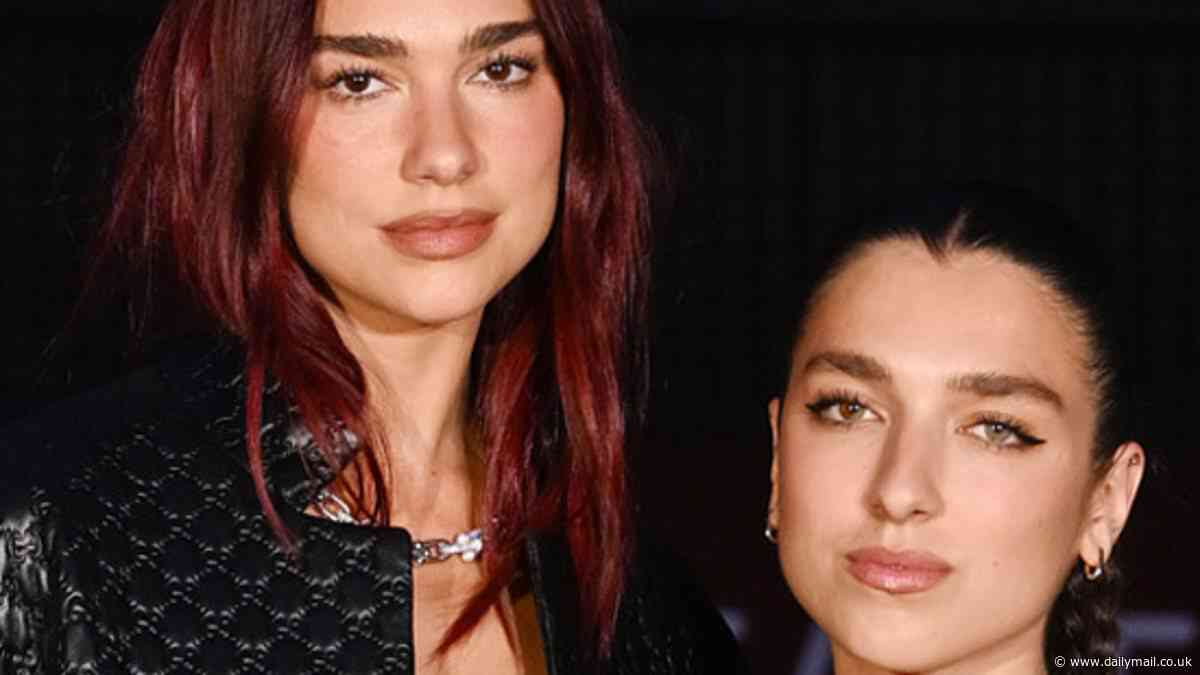 Dua Lipa makes a rare family appearance with sister Rina, dad Dukagjin and mum Anesa as they attend the Gucci Cruise 2025 fashion show at Tate Modern