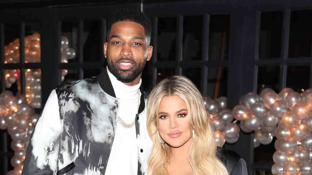 Khloe Kardashian takes True and Tatum to see dad Tristan Thompson play for the FIRST TIME - as his Cleveland Cavaliers face the Boston Celtics