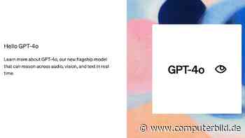 GPT-4o: Neues ChatGPT führt Unterhaltungen – und singt